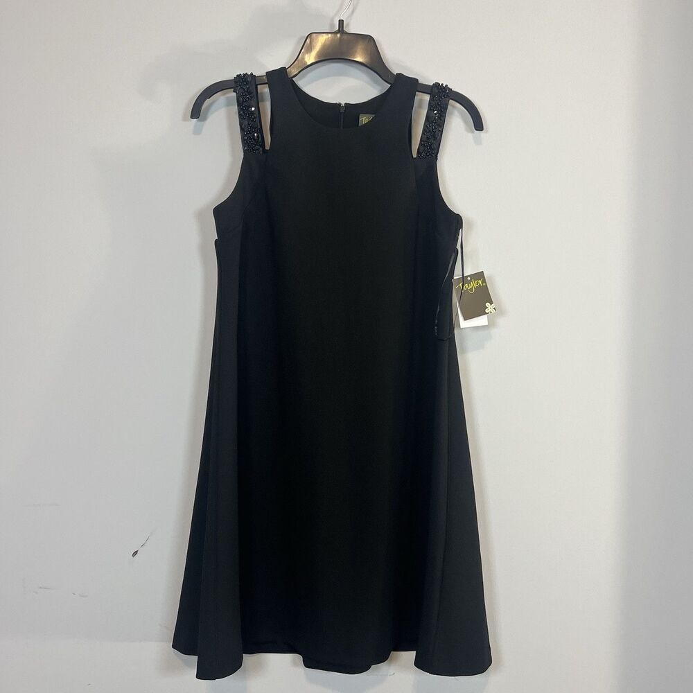 Women's Sleeveless Little Black Dress jewels for‎ & flair NWT  Taylor